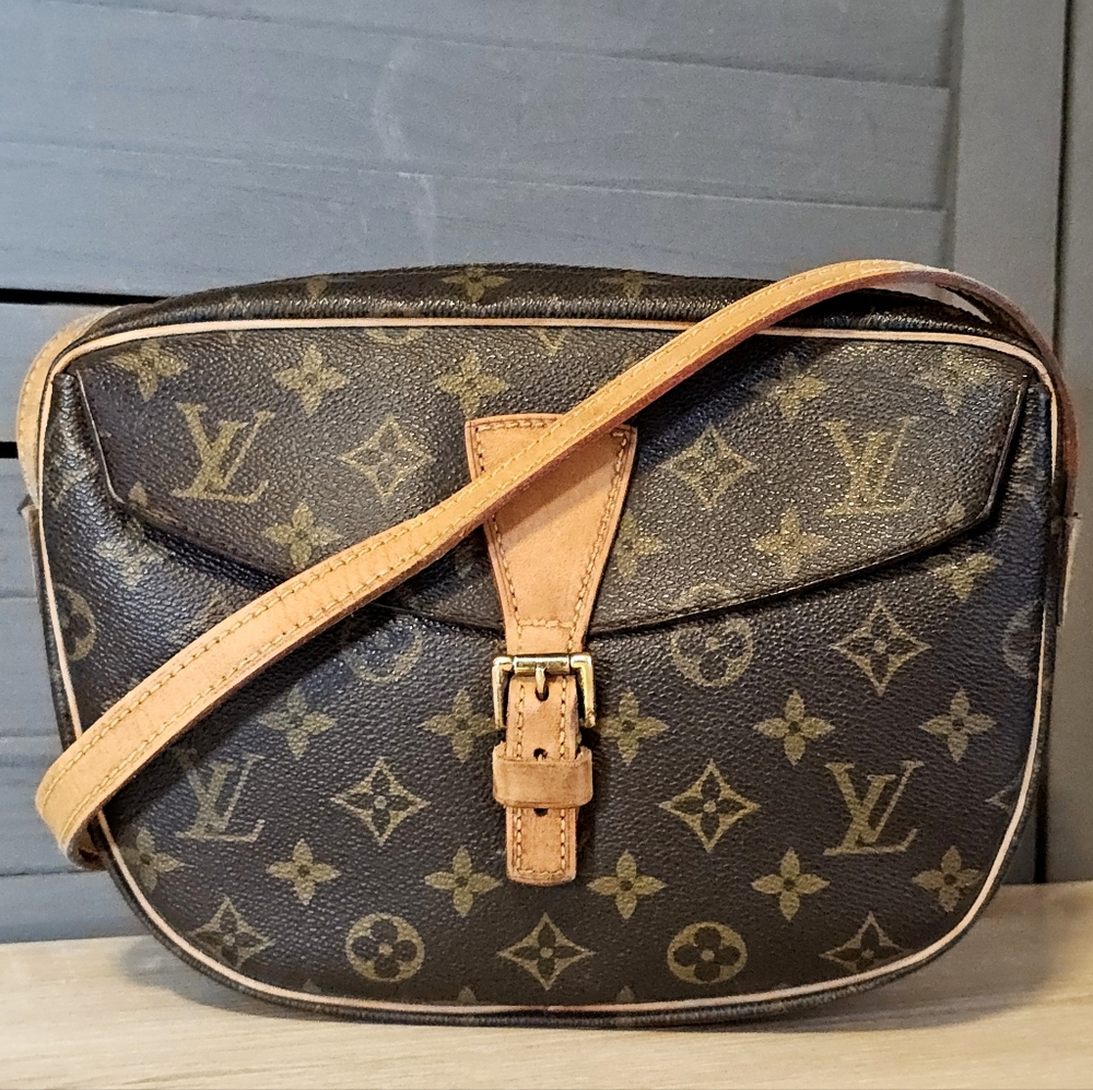 Authentic LOUIS VUITTON Jeune Fille Monogram Crossbody Shoulder Bag